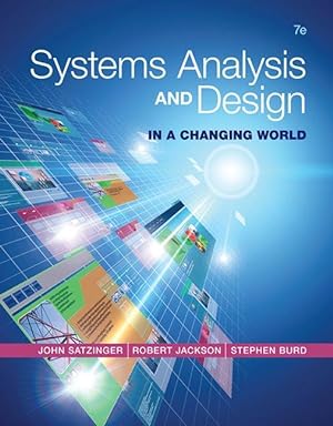 Bild des Verkufers fr Systems Analysis and Design in a Changing World zum Verkauf von moluna