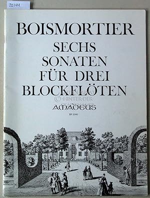 Bild des Verkufers fr Sechs Sonaten fr drei Altblockflten one Ba, op. 7. [= BP 2040] Hrsg. v. Bernhard Puler. zum Verkauf von Antiquariat hinter der Stadtmauer