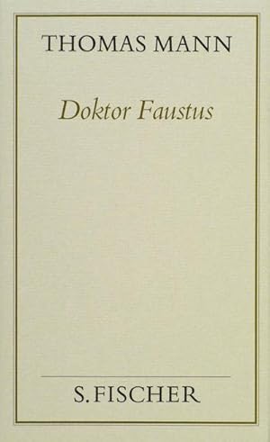 Image du vendeur pour Doktor Faustus (Frankfurter Ausgabe Band 1) mis en vente par Wegmann1855