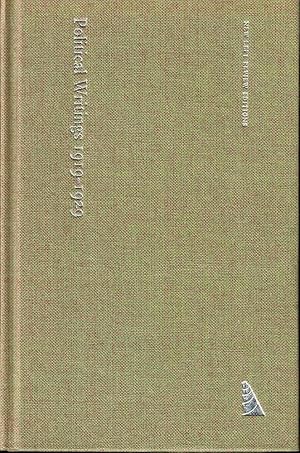 Seller image for Political Writings, 1919-1929: The Question of Parliamentarianism and Other Essays for sale by Kenneth Mallory Bookseller ABAA