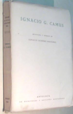 Bild des Verkufers fr Ignacio G. Camus. Seleccin y estudio de . zum Verkauf von Librera La Candela