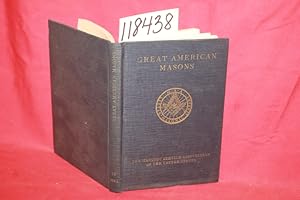 Seller image for Great American Masons for sale by Princeton Antiques Bookshop