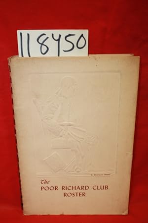 Seller image for Poor Richard Club Roster Its Aims and Purposes, Officers, Directors, Members August 1, 1957 for sale by Princeton Antiques Bookshop