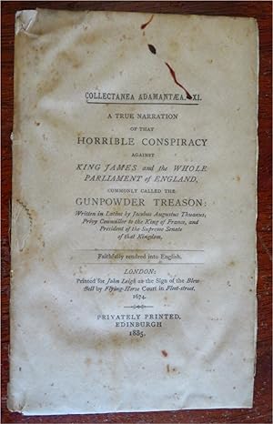 Immagine del venditore per Gunpowder Plot Guy Fawkes 1885 British history pamphlet limited edition venduto da RareMapsandBooks