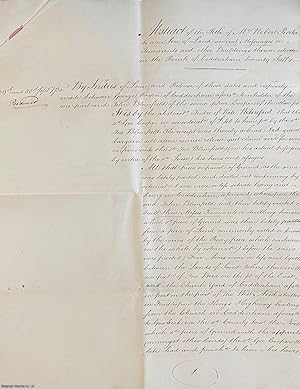 Robert Proctor to land and property in Coddenham, Suffolk. Abstract of Title. Eleven pages entire...