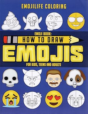 Seller image for Emoji Life Coloring : How To Draw EMO JIS For Kids , Teens And Adults : for sale by Sapphire Books