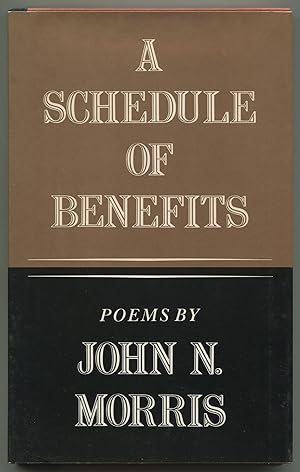 Imagen del vendedor de A Schedule of Benefits a la venta por Between the Covers-Rare Books, Inc. ABAA