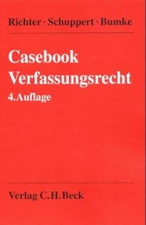 Bild des Verkufers fr Casebook Verfassungsrecht. zum Verkauf von Antiquariat Thomas Haker GmbH & Co. KG