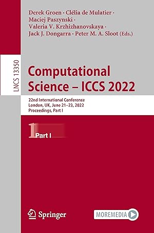 Imagen del vendedor de Computational Science - ICCS 2022 a la venta por moluna