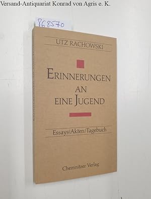 Seller image for Erinnerungen an eine Jugend Essay /Akten /Tagebuch for sale by Versand-Antiquariat Konrad von Agris e.K.