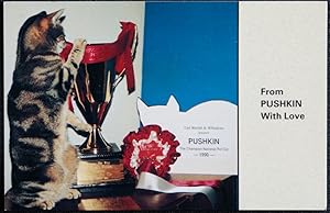 Cat Magic Postcard Pushkin The Champion National Pet Cat For 1990