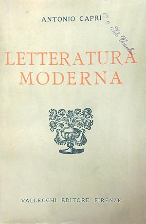 Imagen del vendedor de Letteratura moderna a la venta por Librodifaccia