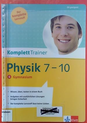 Seller image for KomplettTrainer Physik 7-10, Gymnasium, G8 geeignet, 1. Auflage for sale by biblion2