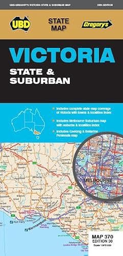 Bild des Verkufers fr Victoria State & Suburban Map 370 30th (Folded) zum Verkauf von Grand Eagle Retail