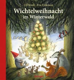 Bild des Verkufers fr Wichtelweihnacht im Winterwald zum Verkauf von Wegmann1855