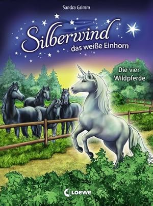 Imagen del vendedor de Silberwind, das weie Einhorn - Die vier Wildpferde a la venta por Wegmann1855