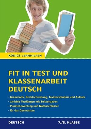 Seller image for Fit in Test und Klassenarbeit - Deutsch. 7./8. Klasse Gymnasium for sale by Wegmann1855
