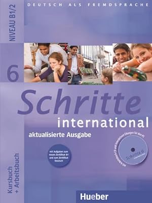 Image du vendeur pour Schritte international 6. Kursbuch + Arbeitsbuch mit Audio-CD zum Arbeitsbuch und interaktiven bungen mis en vente par Wegmann1855