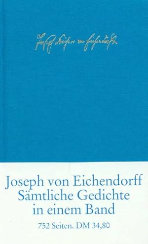 Seller image for Smtliche Gedichte und Versepen for sale by Wegmann1855
