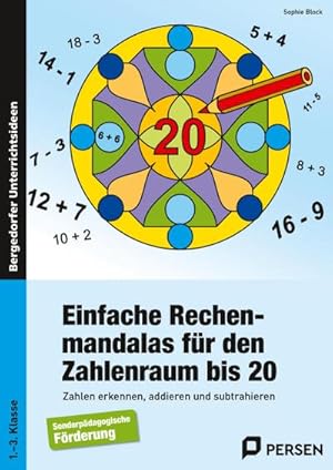 Image du vendeur pour Einfache Rechenmandalas fr den Zahlenraum bis 20 mis en vente par Wegmann1855