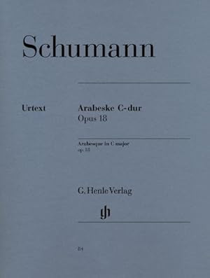 Bild des Verkufers fr Schumann, Robert - Arabeske C-dur op. 18 zum Verkauf von Wegmann1855