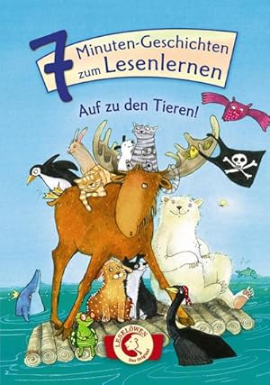 Imagen del vendedor de 7-Minuten-Geschichten zum Lesenlernen - Auf zu den Tieren! a la venta por Wegmann1855