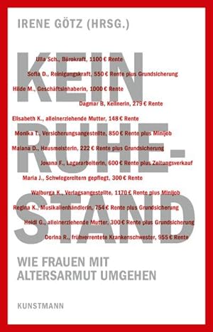 Seller image for Kein Ruhestand for sale by Wegmann1855