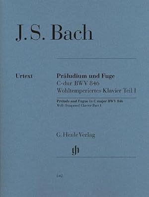 Immagine del venditore per Bach, Johann Sebastian - Prludium und Fuge C-dur BWV 846 (Wohltemperiertes Klavier I) venduto da Wegmann1855