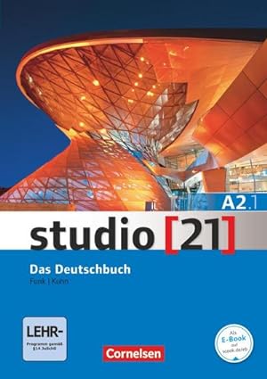 Seller image for studio [21] Grundstufe A2: Teilband 1. Deutschbuch mit DVD-ROM for sale by Wegmann1855