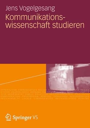 Seller image for Kommunikationswissenschaft studieren for sale by Wegmann1855