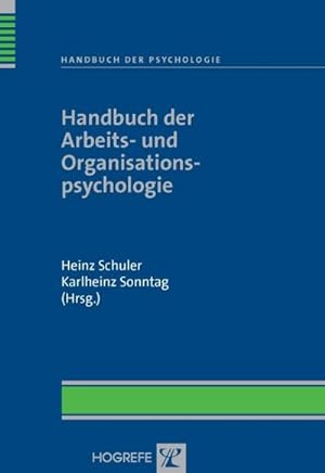 Immagine del venditore per Handbuch der Arbeits- und Organisationspsychologie venduto da Wegmann1855