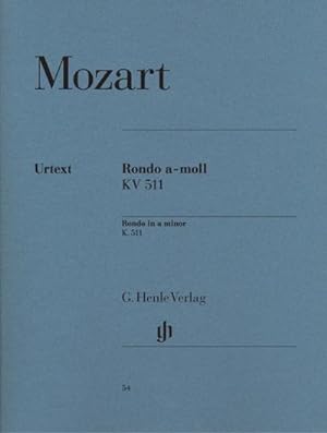 Bild des Verkufers fr Mozart, Wolfgang Amadeus - Rondo a-moll KV 511 zum Verkauf von Wegmann1855