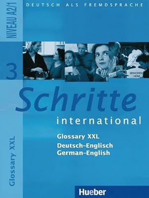 Seller image for Schritte international 3. Niveau A2/1. Glossar XXL Deutsch-Englisch German-English for sale by Wegmann1855