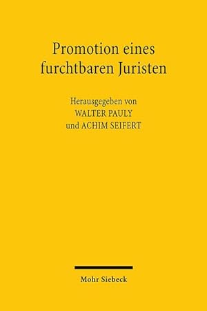 Seller image for Promotion eines furchtbaren Juristen for sale by Wegmann1855