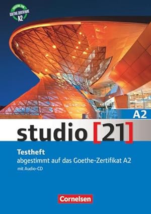 Image du vendeur pour studio [21] Grundstufe A2: Gesamtband. Testheft mit Audio-CD mis en vente par Wegmann1855