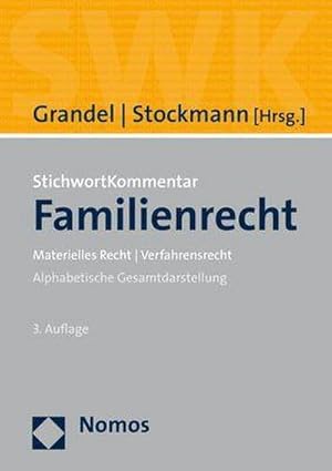 Image du vendeur pour StichwortKommentar Familienrecht mis en vente par Wegmann1855