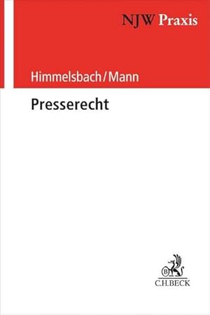 Seller image for Presserecht for sale by Wegmann1855