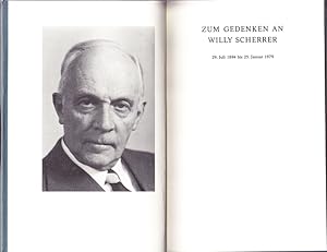 Zum Gedenken an Willy Scherrer. 29.Juli 1894 bis 25.Januar 1979.