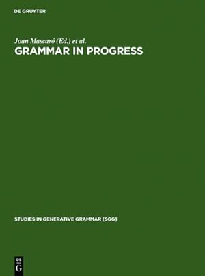 Image du vendeur pour Grammar in Progress mis en vente par Wegmann1855