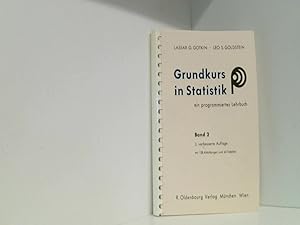 Seller image for Grundkurs in Statistik. Band 2. for sale by Book Broker