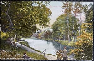 Belfast Postcard Lagan River Vintage 1907 Postcard