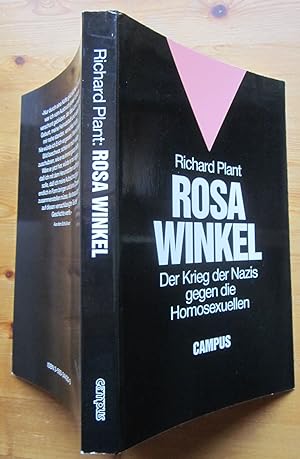 Bild des Verkufers fr Rosa Winkel. Der Krieg der Nazis gegen die Homosexuellen. zum Verkauf von Antiquariat Roland Ggler