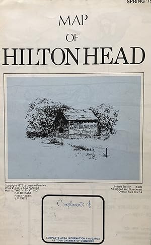 Mid-Century Map of Hilton Head South Carolina