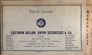 Imagen del vendedor de Stock Guide, astman Dillion Union Securities & Co a la venta por 32.1  Rare Books + Ephemera, IOBA, ESA