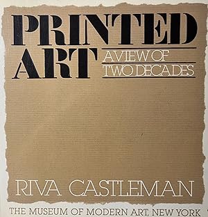 Seller image for Printed Art: A View of Two Decades for sale by 32.1  Rare Books + Ephemera, IOBA, ESA