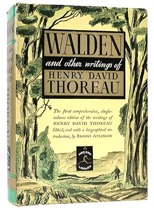 Seller image for Walden and Other Writings of Henry David Thoreau [Modern Library #155.3] for sale by 32.1  Rare Books + Ephemera, IOBA, ESA