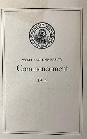 Wesleyan College 1913 Commencement Program