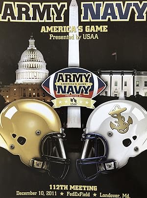 112th Meeting Army Navy Football, Lincoln Financial Field, December 10 2011 Official Souvenir Mag...