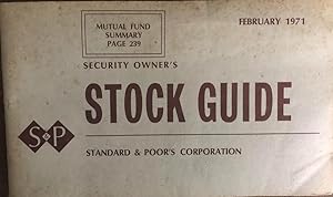 Immagine del venditore per Security Owner's Stock Guide, Feb., 1971 venduto da 32.1  Rare Books + Ephemera, IOBA, ESA