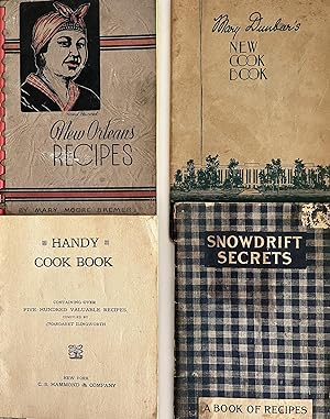 A Grouping of Four Early 20th Century Southern U.S. Cookbooks: Mary Dunbar's New Cook Book; Snowd...